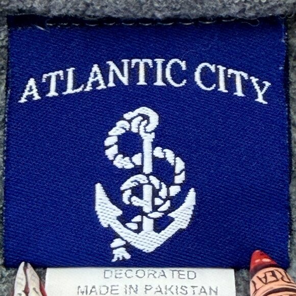 Caesars Atlantic City Long Sleeve Raglan Sweatshirt Women M Gray Pink - Picture 4 of 7